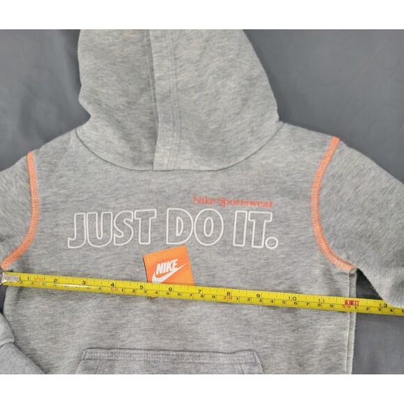 Nike Sportswear Just Do it Hooded Sweatshirt Little Kids Size 2T - Picture 4 of 11